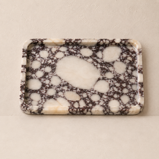 Viola Marble Smooth Large Tray