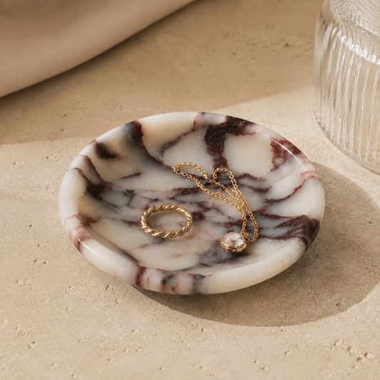 Viola Marble Trinket Tray