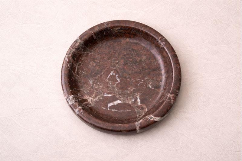 Dark Marble Catchall Tray