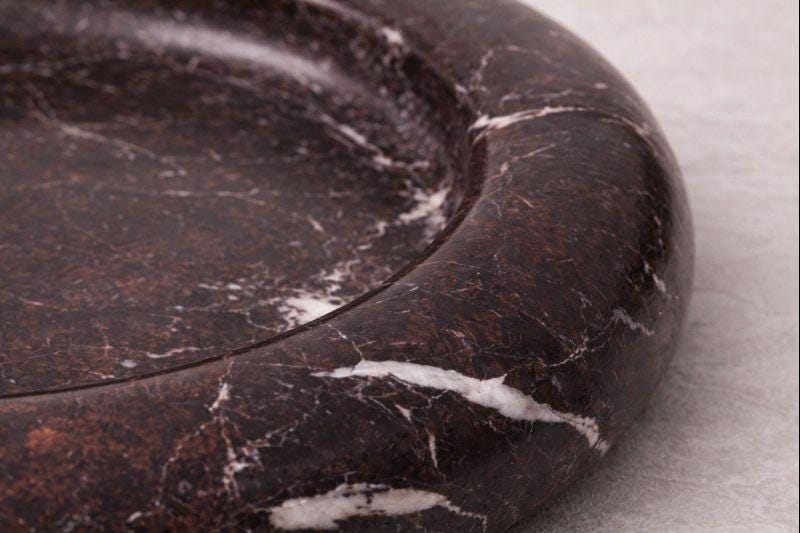 Dark Veined Marble Tray