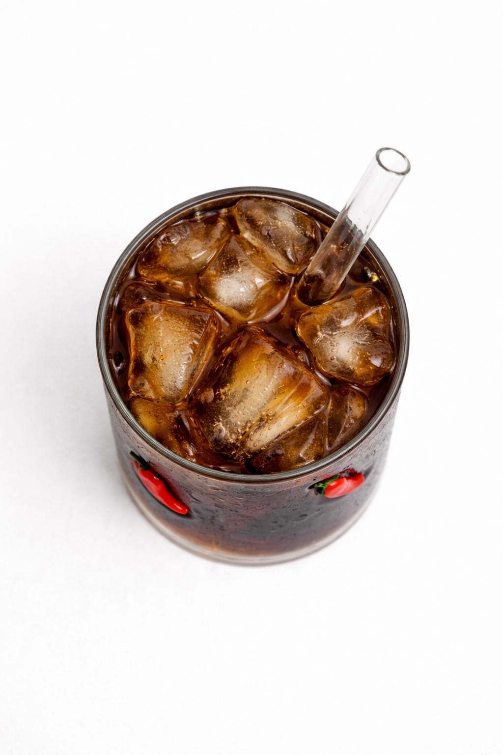 Chili Pepper Glass Tumbler