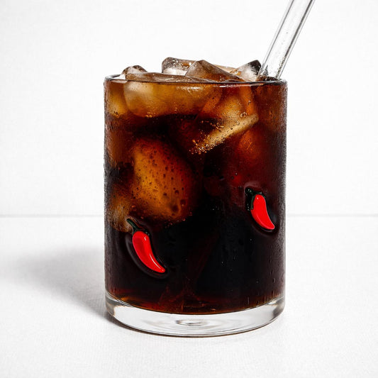 Chili Pepper Glass Tumbler