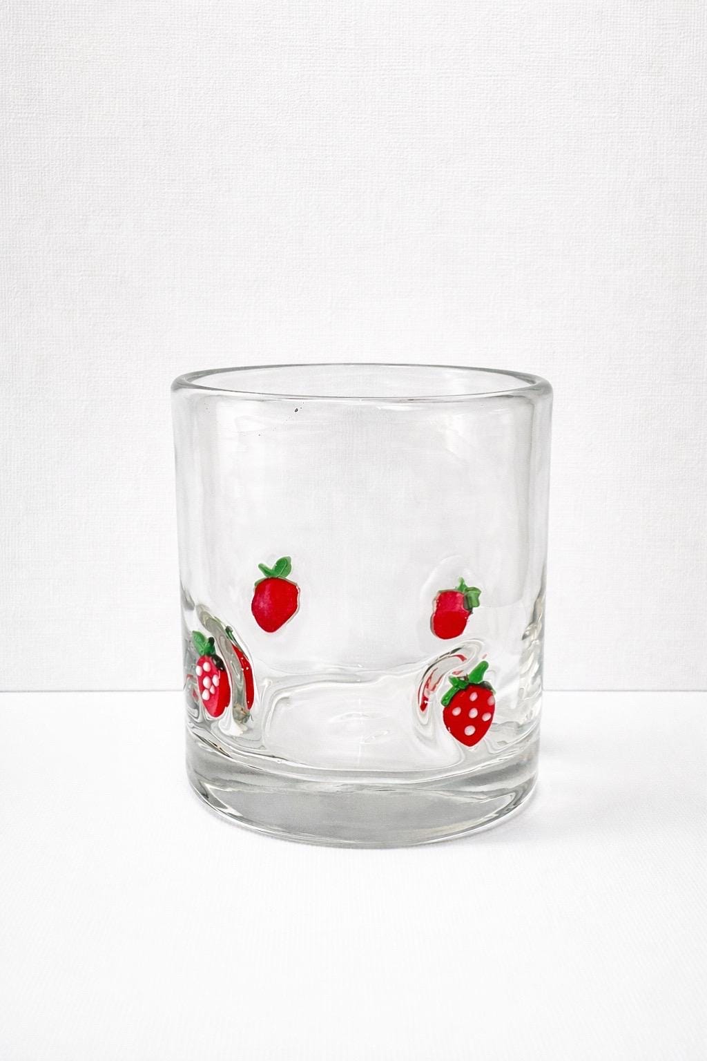 Strawberry Glass Tumbler