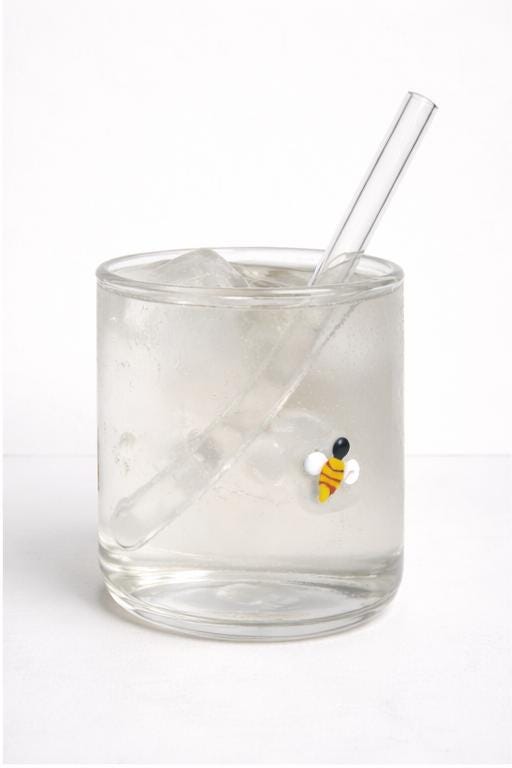 Bee Glass Tumbler